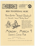 Kevin Burke and Micheal O Domhnaill Milwaukee Gig Poster