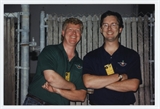 Kevin Costello and Joe King Stage Manager Volunteers at 1996 Irish Fest