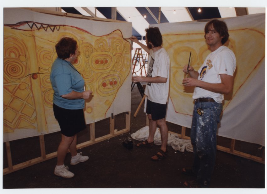 1998 Volunteers in Cultural Tent