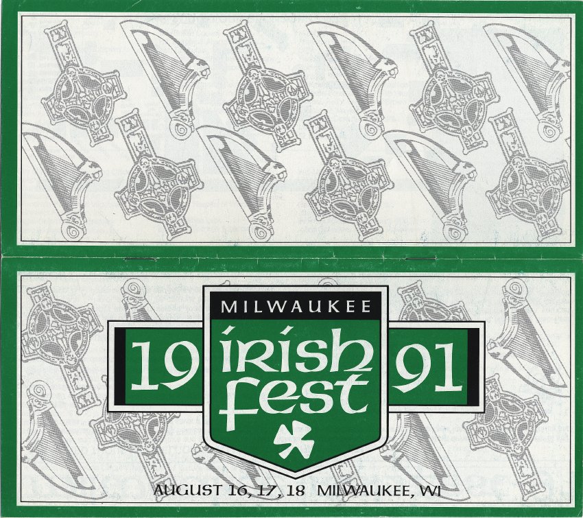 Milwaukee Irish Fest Grounds Brochure, 1991