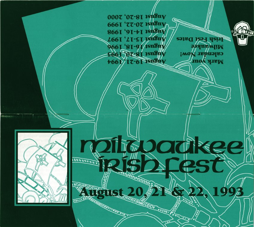 Milwaukee Irish Fest Grounds Brochure, 1993