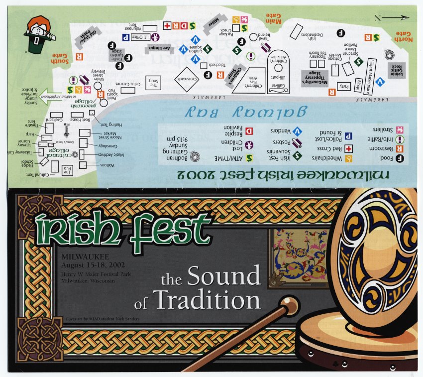 Milwaukee Irish Fest Grounds Brochure, 2002