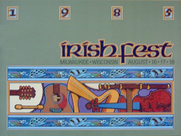 1985 Milwaukee Irish Fest Poster