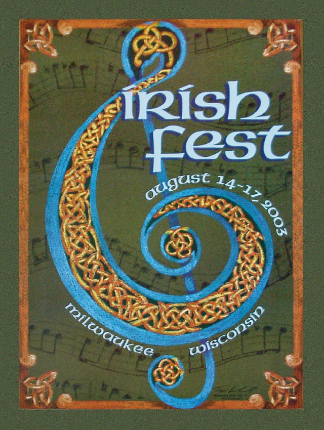 2003 Milwaukee Irish Fest Poster