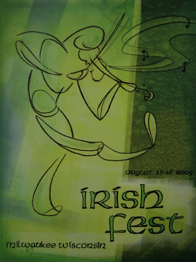 2009 Milwaukee Irish Fest Poster