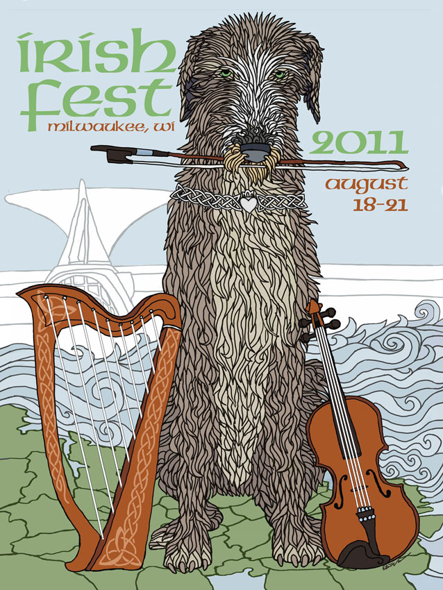 2011 Milwaukee Irish Fest Poster